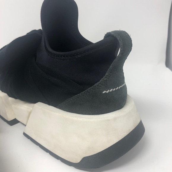 MM6 Black Bow Tie Chunky Neoprene Sneakers 7/37 - Picture 13 of 16